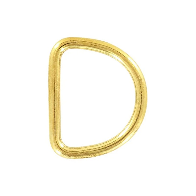 1 1/2″ Brass, Cast D-Ring, Solid Brass, #P-1340