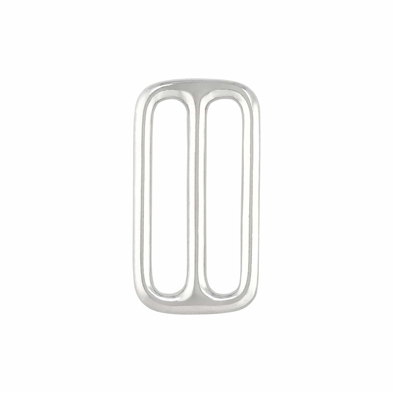 1 1/2″ Nickel, Cast Tri Glide Slide, Solid Brass, #P-2248-SBN