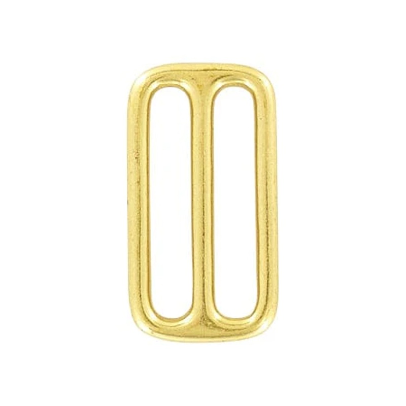 1 1/2″ Shiny Brass, Cast Tri Glide Slide, Solid Brass, #P-2248-SB
