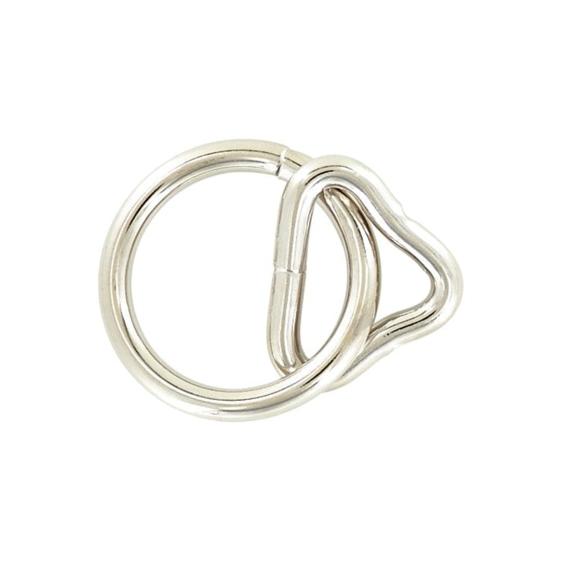 1 1/4″ Nickel, Loop & Ring, Steel, #L-2468