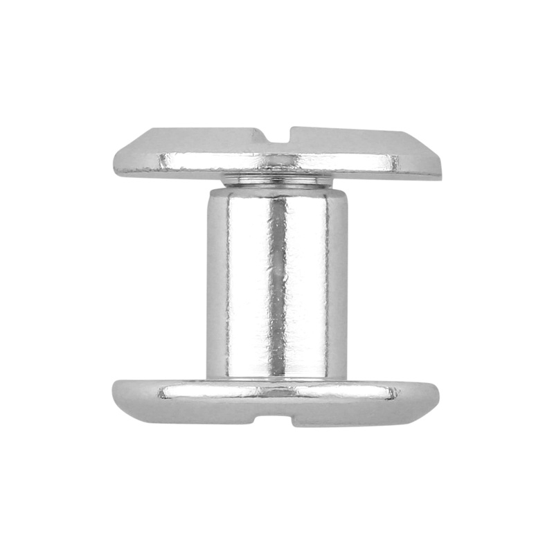 1/4″ Shiny Nickel, Flat Top Chicago Screw, Solid Brass PK10, #P-2334-NIC