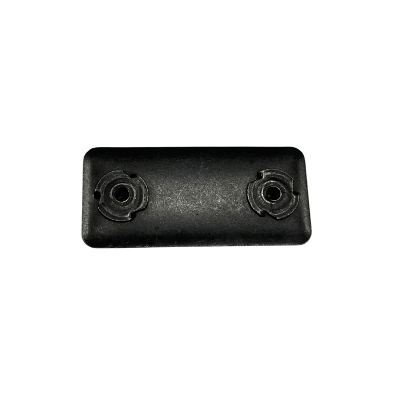 2 7/16″ Black, Threaded Wheel Washer Plate with Screws, Steel, #L-2124-BLK