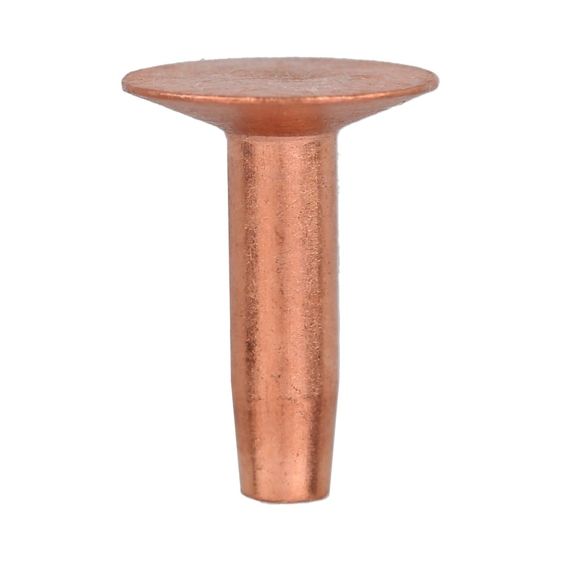 5/8″ Copper, #9 1 lb. Box of Rivets with Burrs, Copper, #L-307-9-A