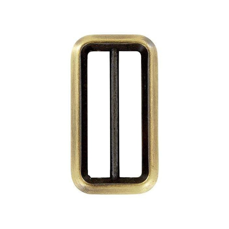 1 1/2″ Antique Brass, Cast Beveled Double Loop, Zinc Alloy, #P-2896-ANTB