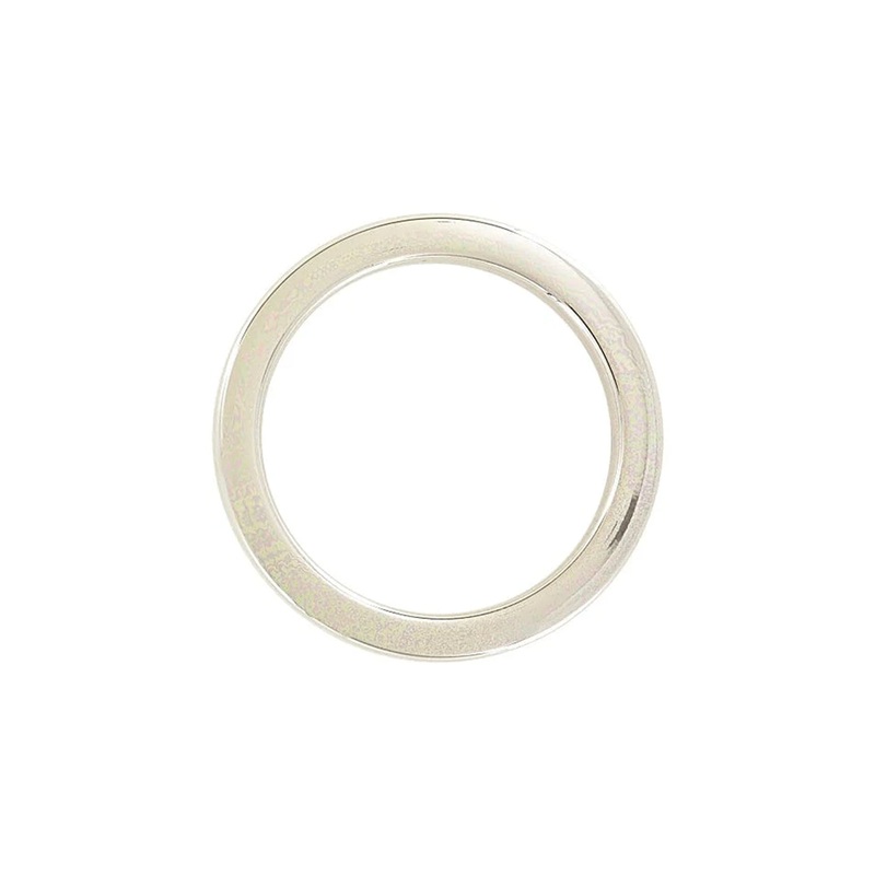 1 1/2″ Shiny Nickel, Cast Flat Round Ring, Zinc Alloy, #P-2551-NIC