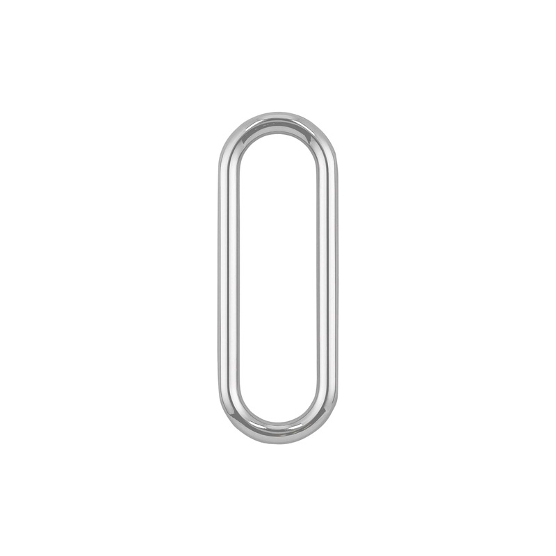 1 1/2″ Shiny Nickel, Oval Ring, Zinc Alloy-PK5, #P-3036-NIC