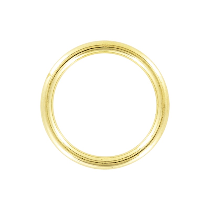1 3/4″ Shiny Brass, Cast Round Ring, Solid Brass, #P-839-1-3-4