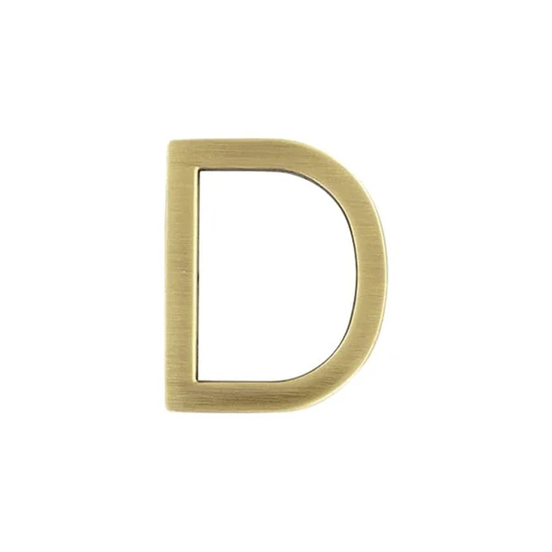 1″ Antique Brass, Solid D Ring, Zinc Alloy, #P-3143-ANTB