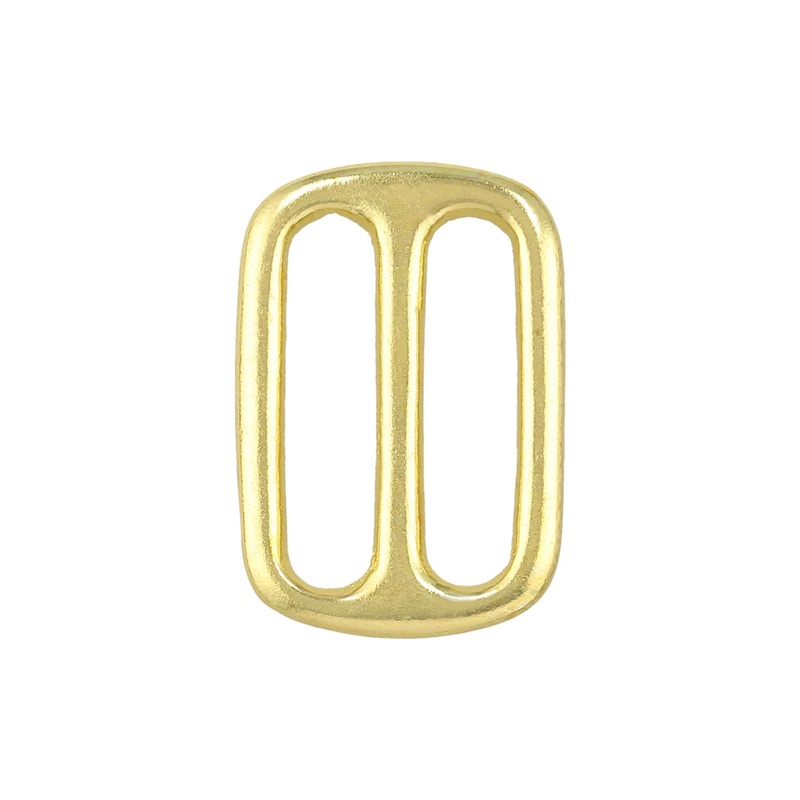 1″ Shiny Brass, Cast Tri Glide Slide, Solid Brass, #P-2510-SB