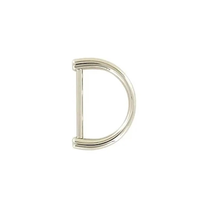 1″ Shiny Nickel, D-Ring Handle Loop, Zinc Alloy, #P-3165-NP