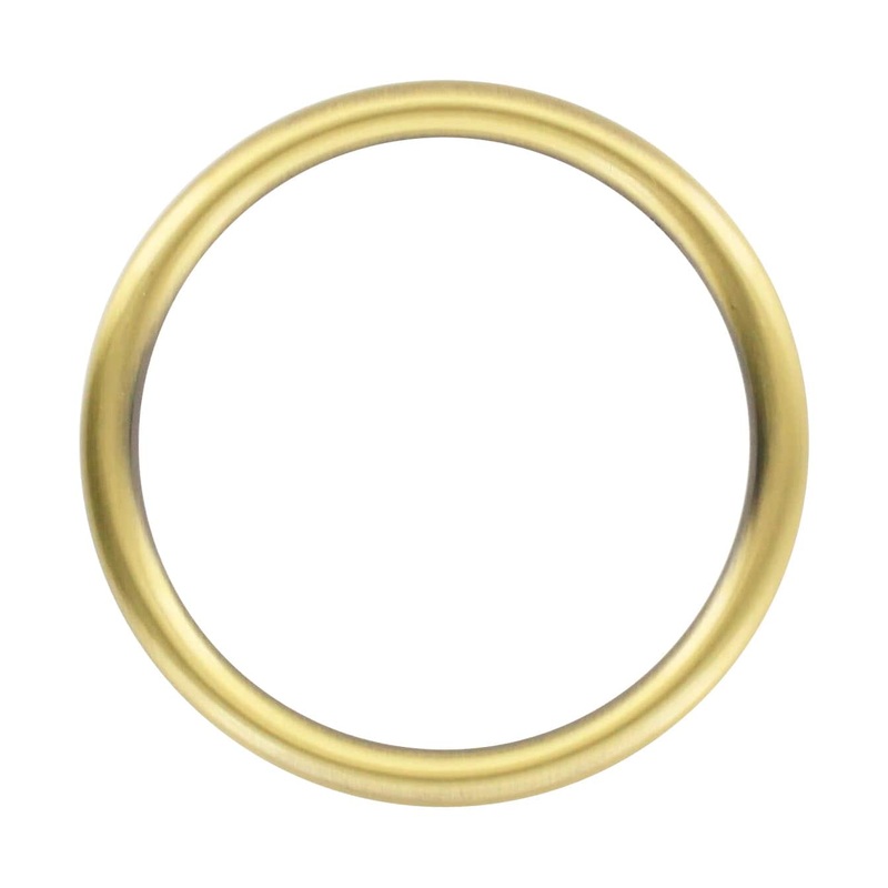 2″ Antique Brass, Cast Round Ring, Zinc Alloy, #P-2762-ANTB