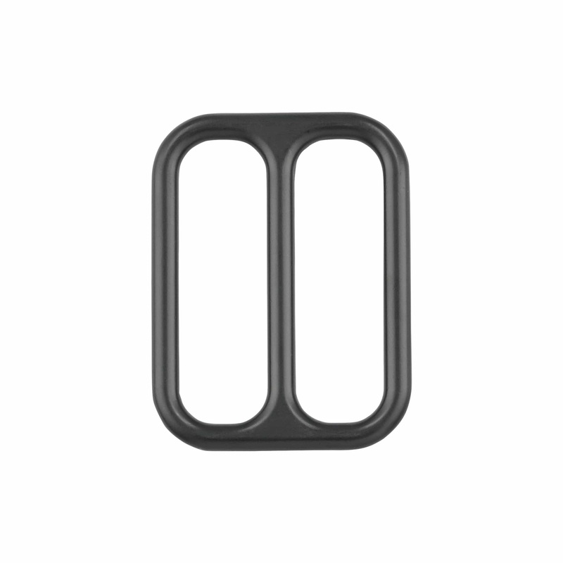 2″ Matte Black, Cast Large Loop Tri Glide, Zinc Alloy, #P-2560-BLK