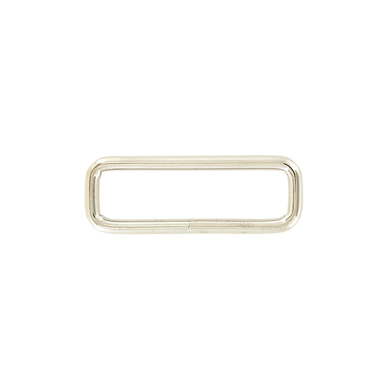 2″ Nickel, Heavy Rectangular Ring, Steel, #P-2460