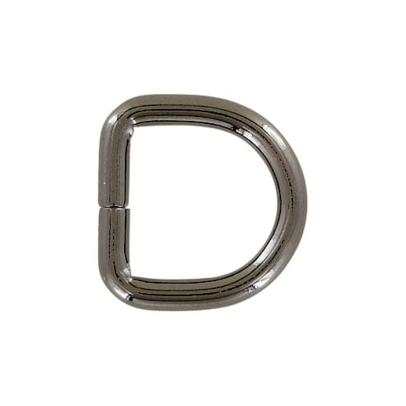 3/4″ Gunmetal, Split D Ring, Steel, #P-2930-GUNM