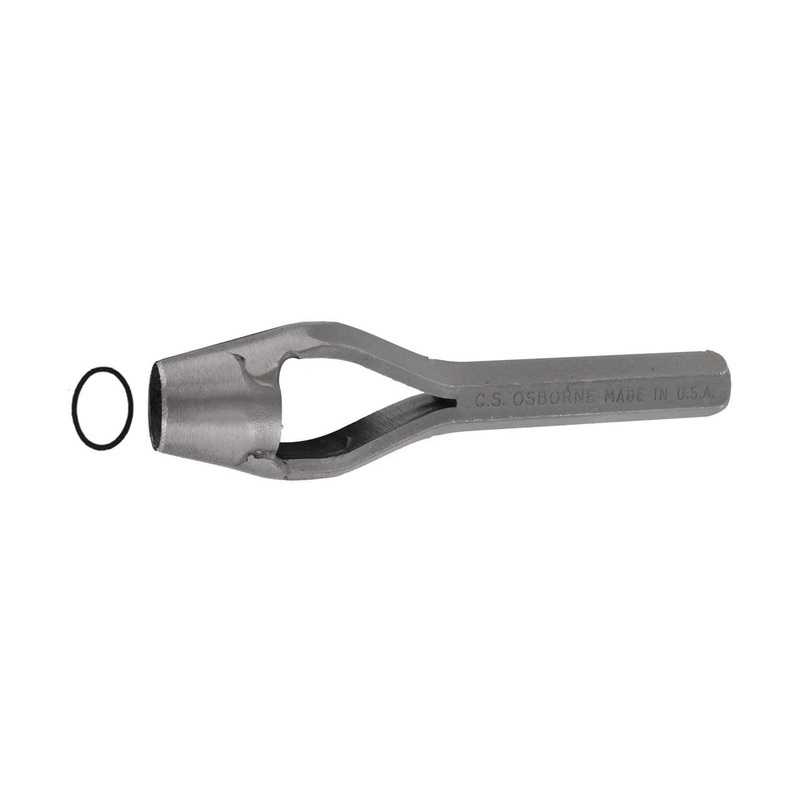 9/32″ x 3/16, C.S Osborne Oval Drive Punch, Steel, #T-158-7