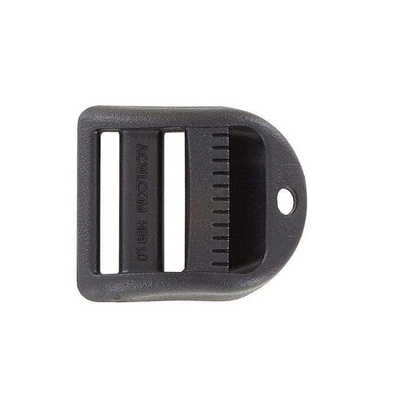 1″, Black, Tensionlock With Hole, Plastic, #TL-1-WH