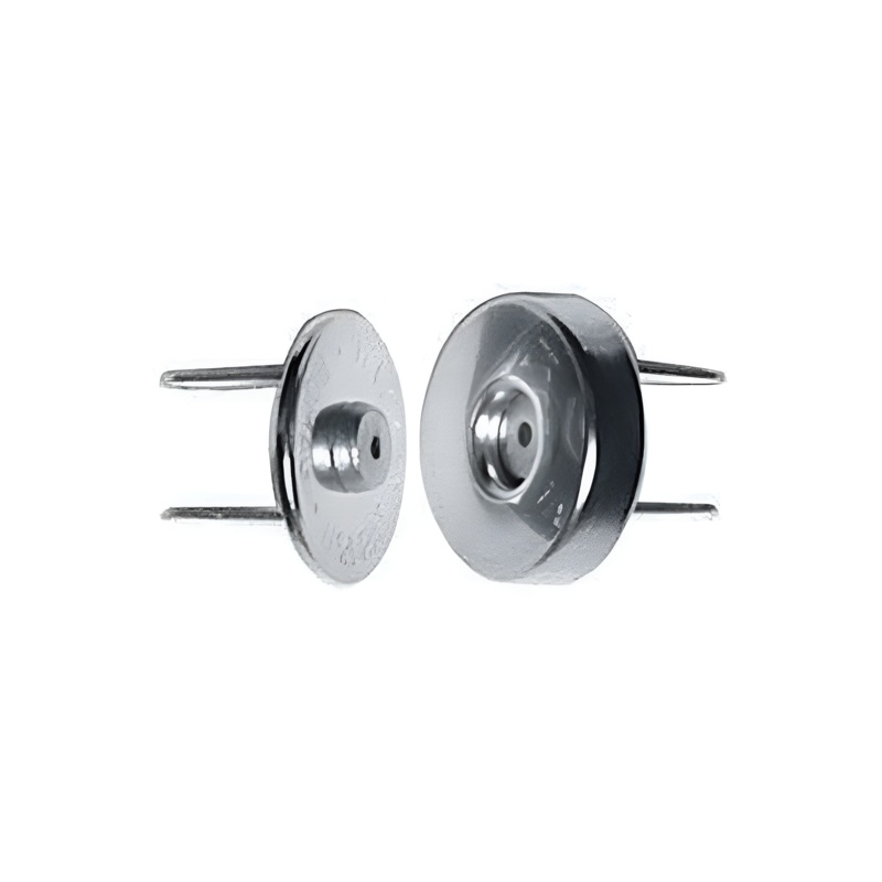 12mm Nickel, Magnetic Snap, Steel, #P-2406-NP