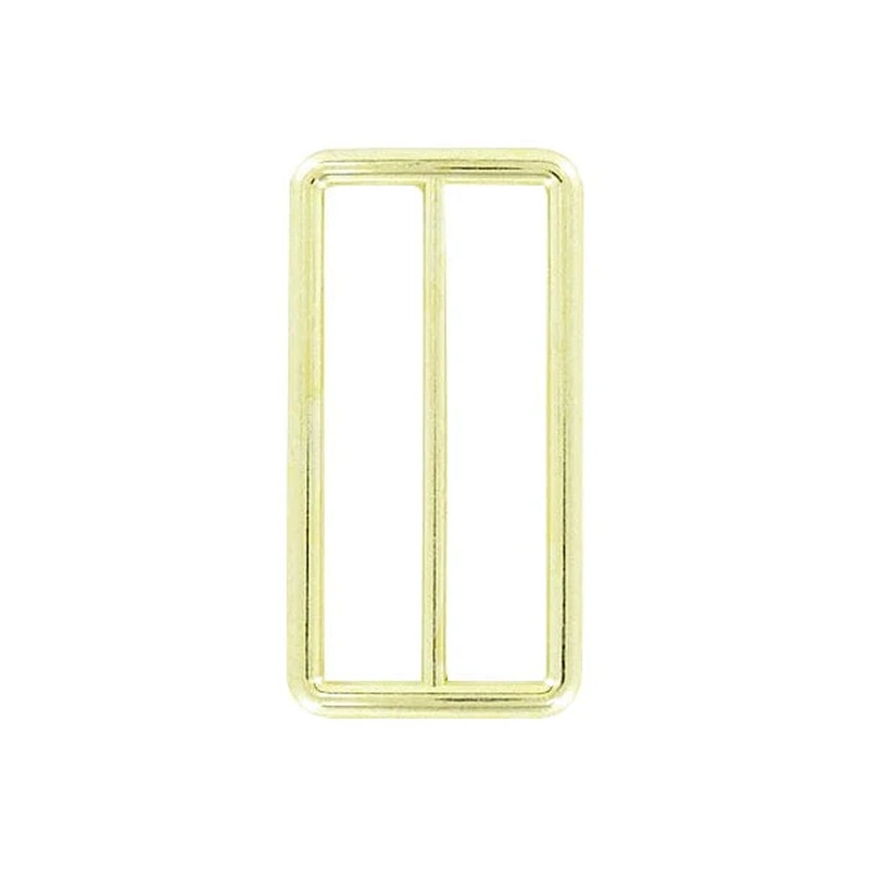 2″ Shiny Gold, Cast Concave Slide Ring, Zinc Alloy, #C-1314-BP