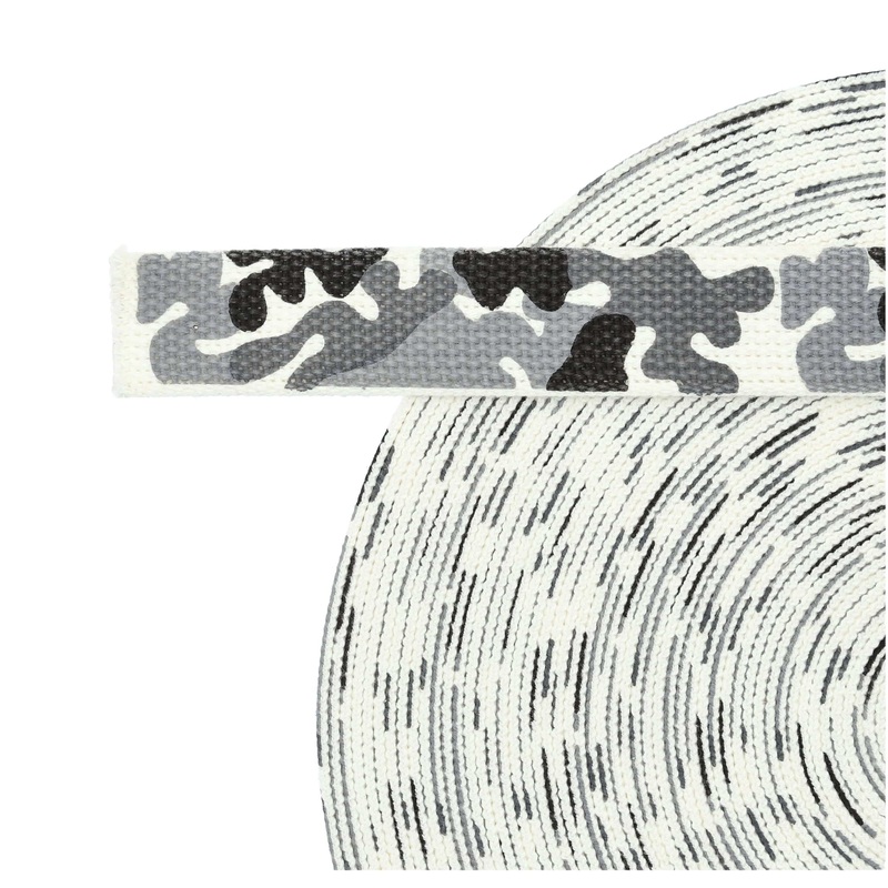1 1/4″ White Camouflage, Heavy Weight, Cotton, #COT-1-1-4-WHT