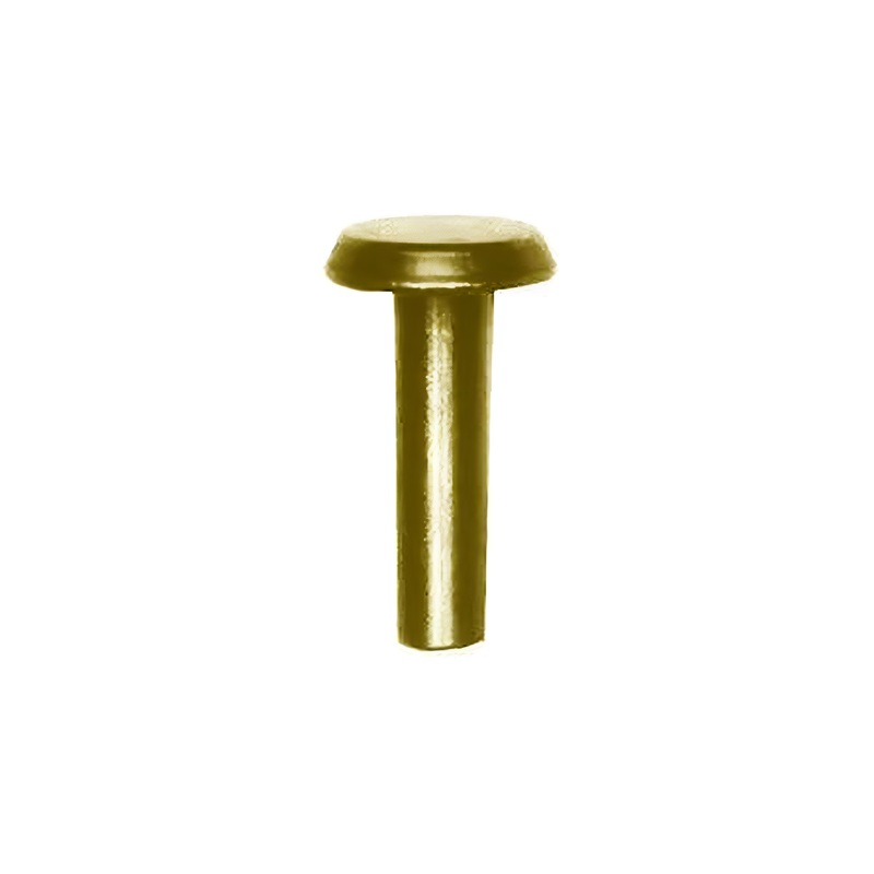 10/16″ Brass, Tubular Rivet, Steel – 24 pk, #310-10-16-BP