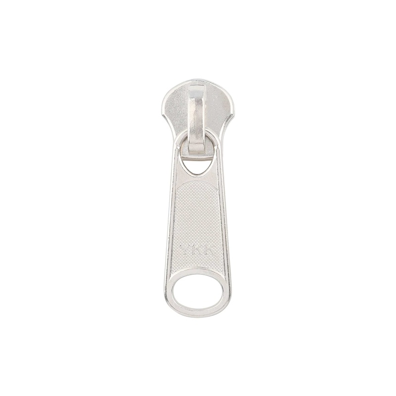 #10 Nickel, Metal, YKK Long Tab Semi-Swivel Slider, Zinc Alloy, #10M-2-NP