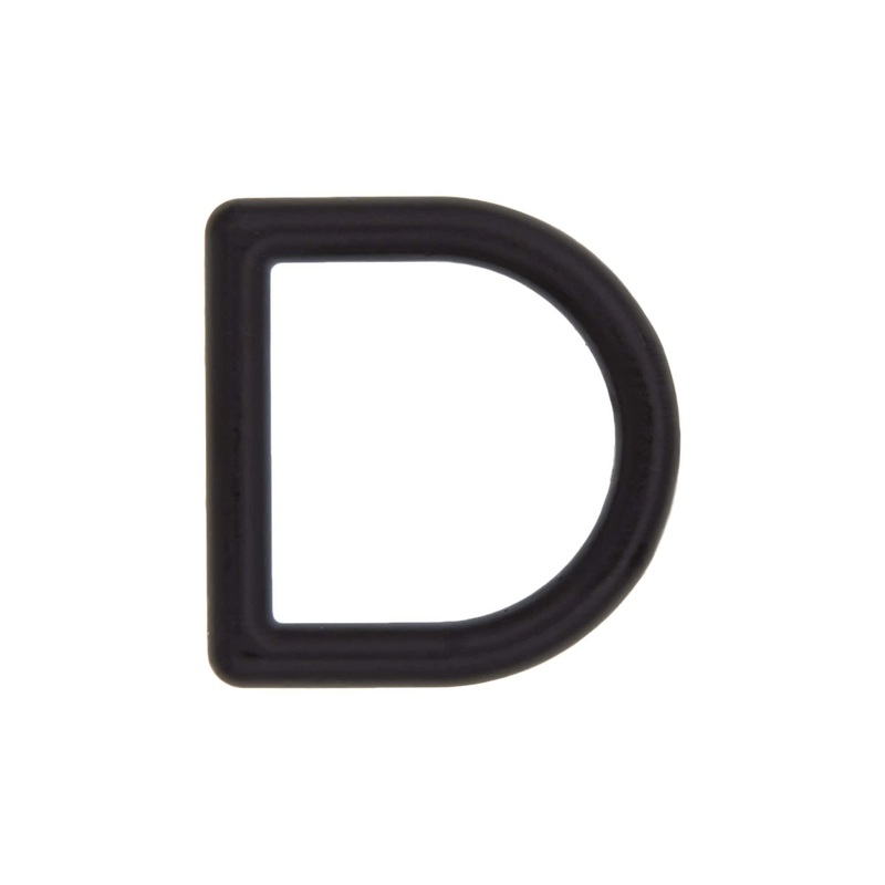 3/4″ Matte Black, Cast D-Ring, Zinc Alloy, #D-303-BLK
