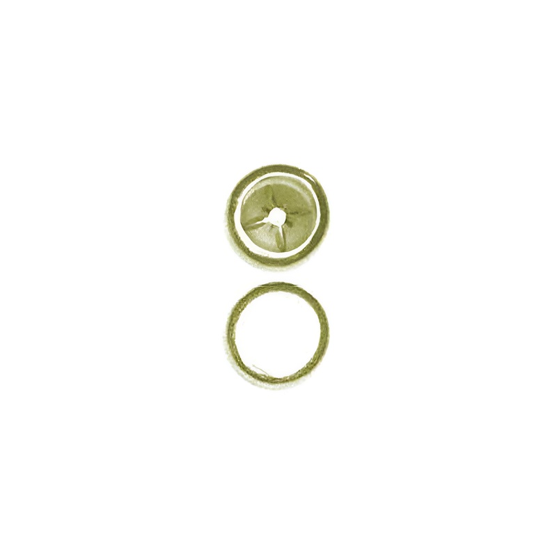 5/16″ Brass, Rivet Cap, Steel – 24 pk, #40-CAP-BP