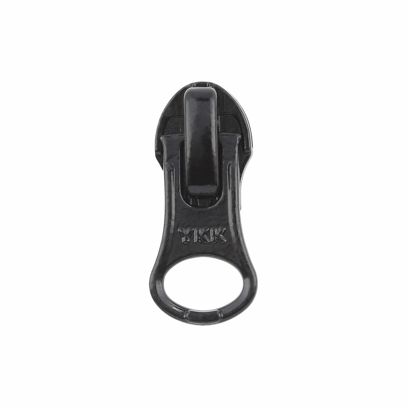 #5 Black, Coil, YKK Invisible Auto Lock Zipper Slider, Zinc Alloy, #5CN-9-BLK