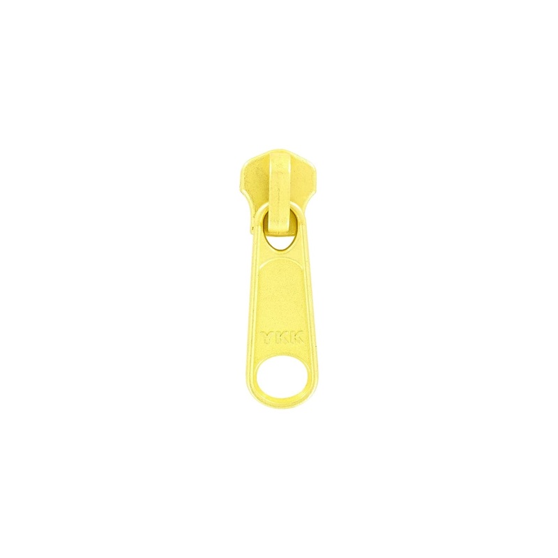 #5 Brass, Metal, YKK Long Tab Semi-Swivel Zipper Slider, Zinc Alloy, #5M-4-BP
