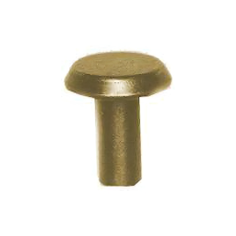 7/16″ Brass, Tubular Rivet, Steel – 24 pk, #310-7-16-BP