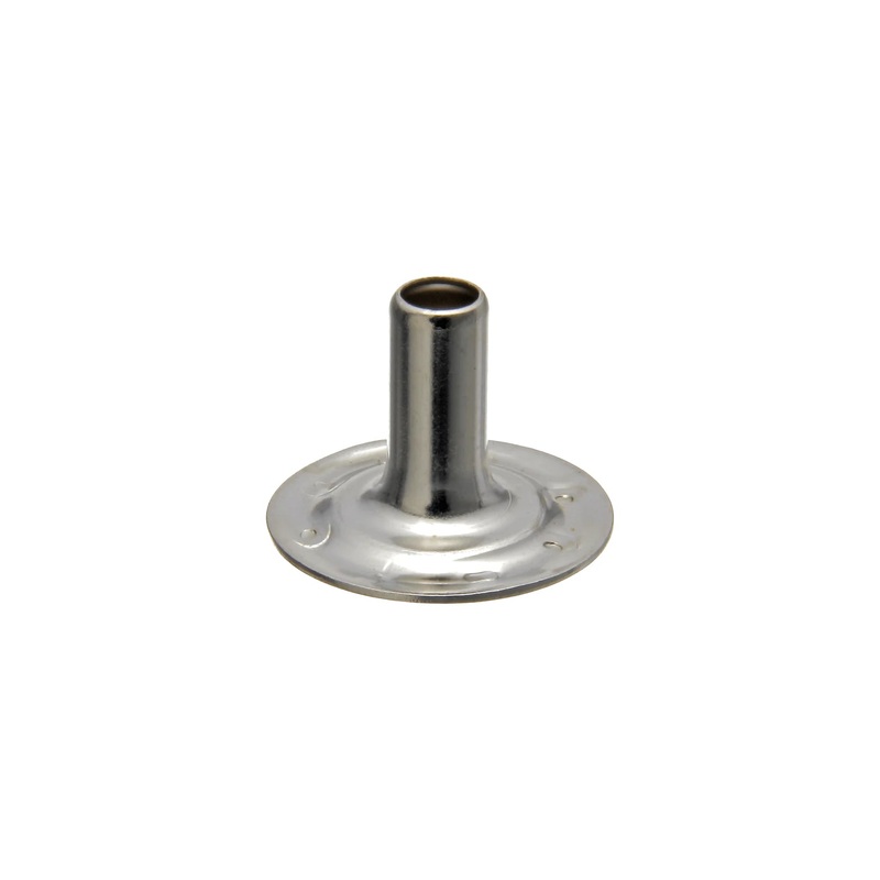 DOT Durable Line 24 Nickel Long Barrel Post, Solid Brass, #10414-SBN