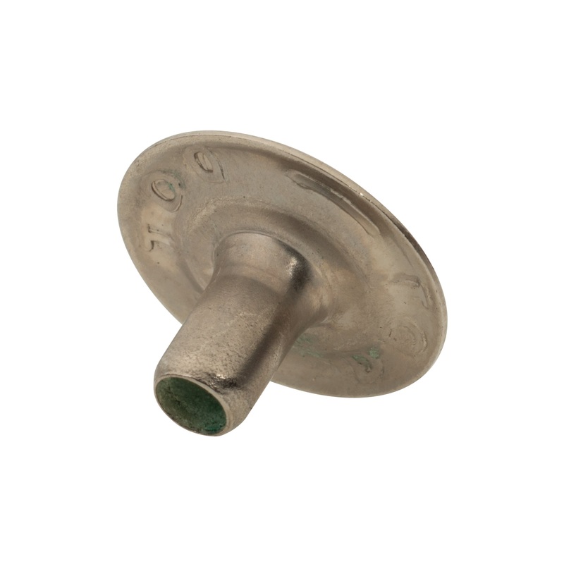 DOT Durable Line 24 Nickel Medium Barrel Post, Solid Brass, #10413-SBN