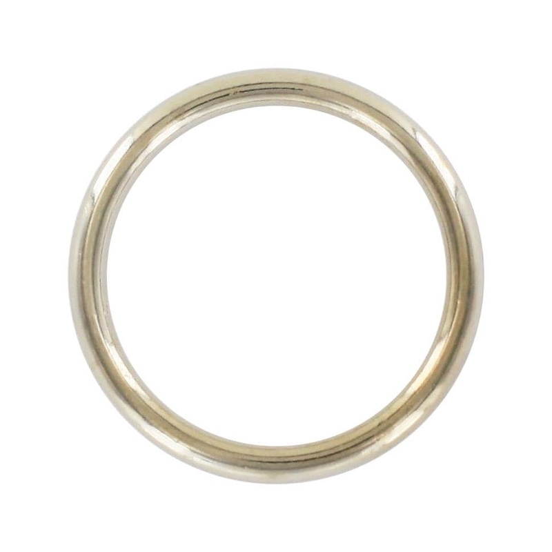 1 1/4″ Nickel, Cast Round Ring, Zinc Alloy, #A-235-NP