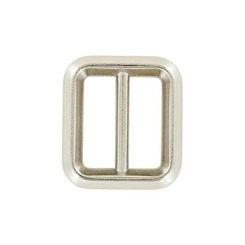 3/4″ Shiny Nickel, Beveled Cast Double Loop, Zinc Alloy, #P-2893-NIC