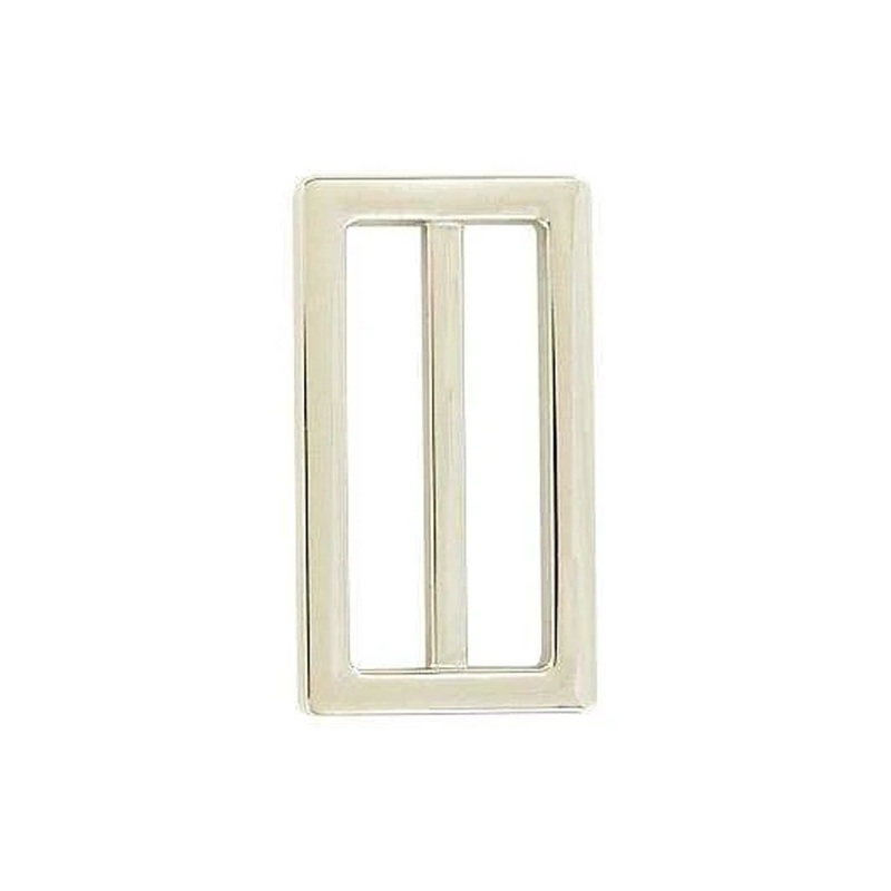 1 1/2″ Shiny Nickel, Cast Strap Tri Glide Slider, Zinc Alloy, #C-2115-NIC