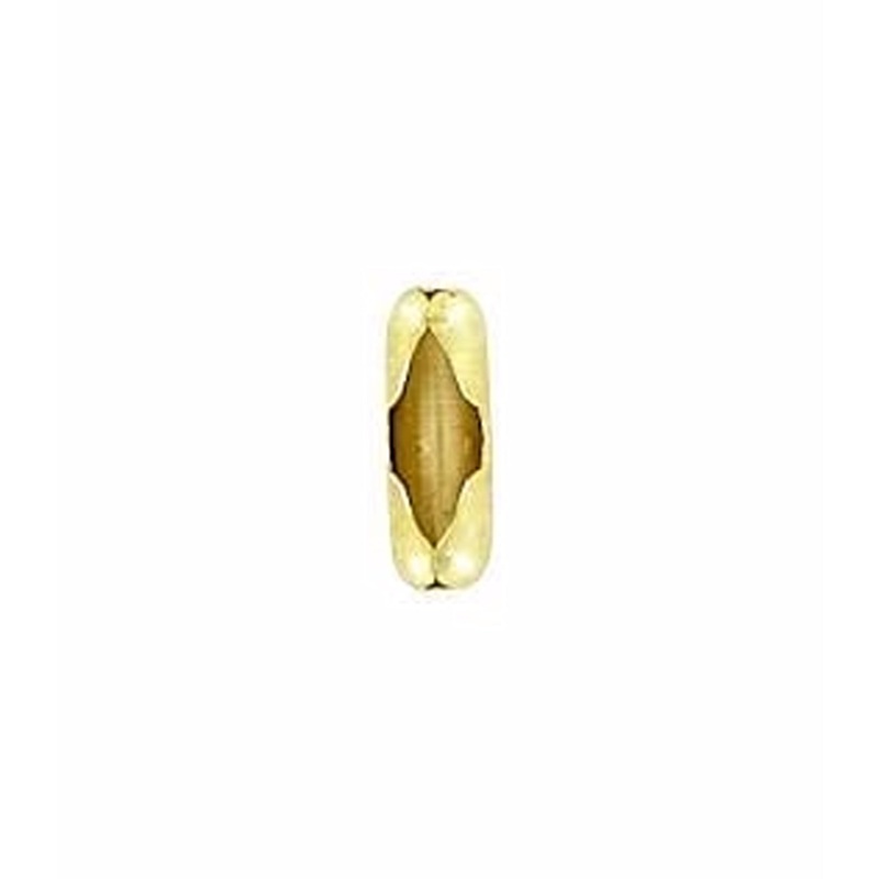 1/2″ Brass, Beaded End Connectors, Steel, #BEAD-ENDS-BP
