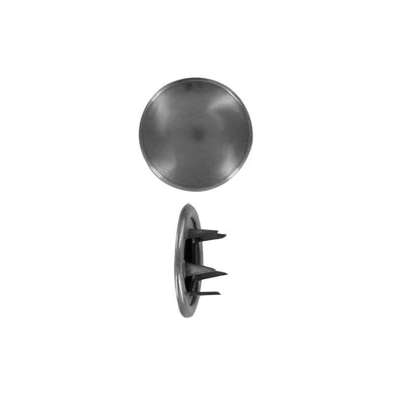 1/2″ Gunmetal, Capped Prong Ring, Solid Brass, #1612-BNIC