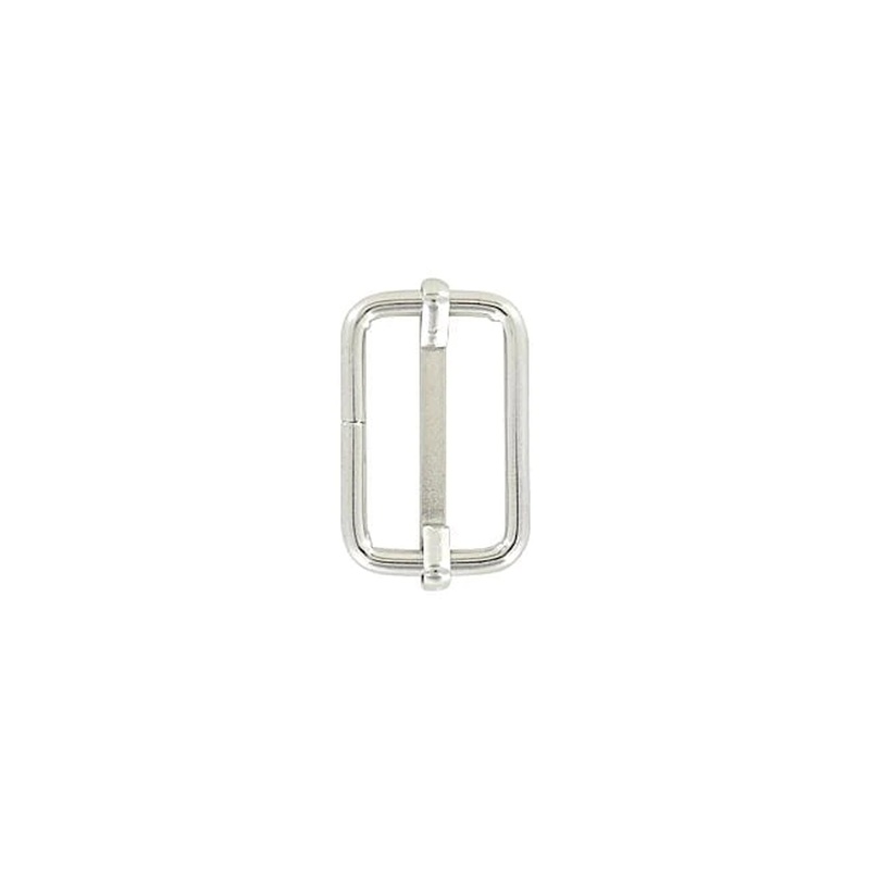 1″ Shiny Nickel, Adjustable Strap Slide, Steel, #C-1112-NP
