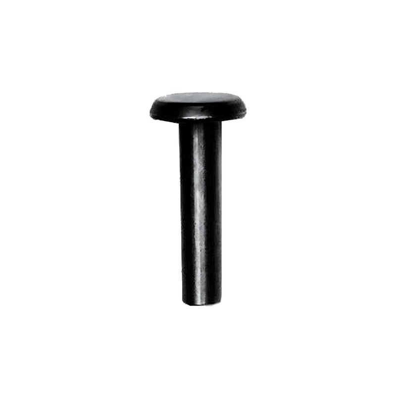 12/16″ Black, Tubular Rivet, Steel – 12 pk, #310-12-16-BLK