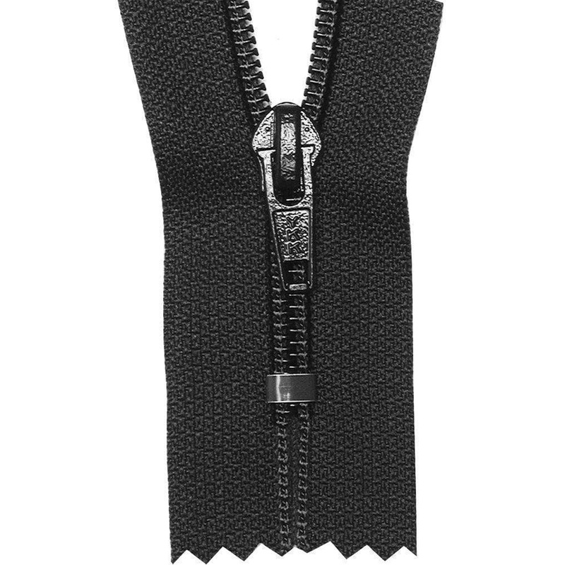 #5 Coil, Black, 10″ YKK Closed End Boot Zipper, Nylon, #560-10-BLK