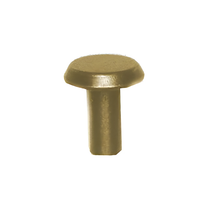 6/16″ Brass, Tubular Rivet, Steel – 24 pk, #310-6-16-BP