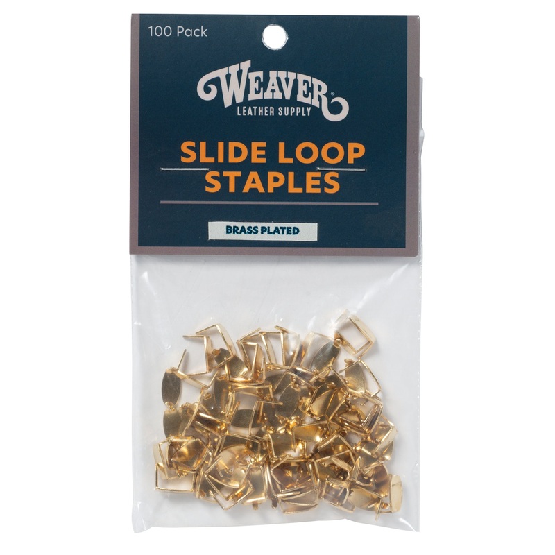 #15S4 Loop Staples, Pack of 100 Nickel Plated