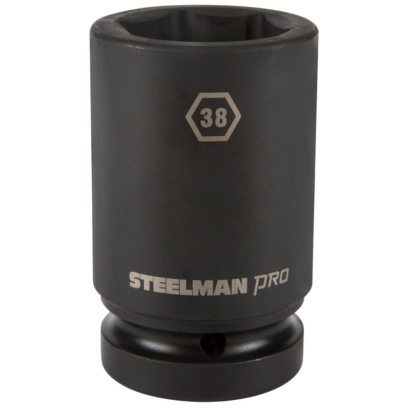 1-Inch Drive x 38mm 6-Point Deep Impact Socket