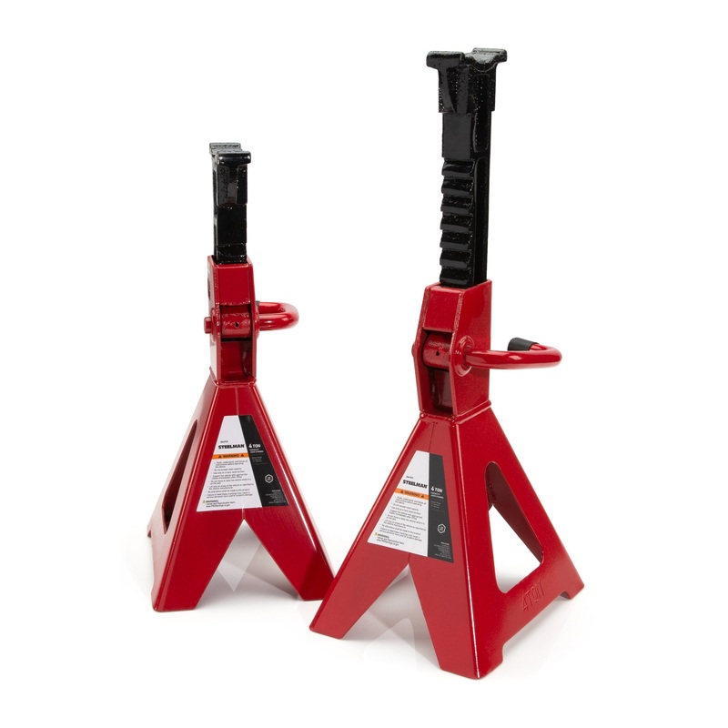 Professional 4-Ton Capacity Jack Stand Set (1 Pair)