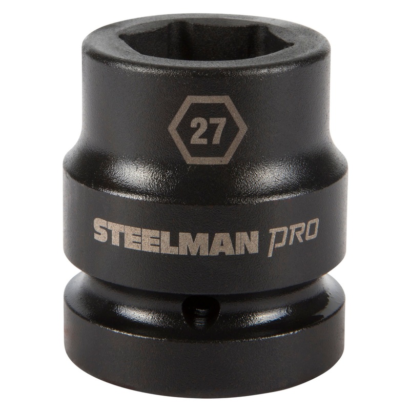 1-Inch Drive x 27mm 6-Point Impact Socket