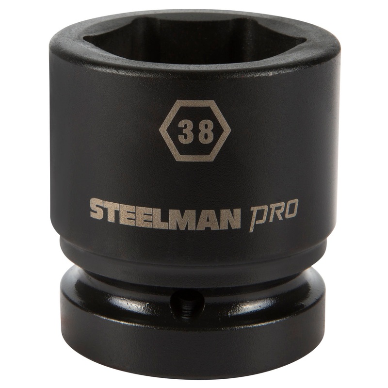 1-Inch Drive x 38mm 6-Point Impact Socket