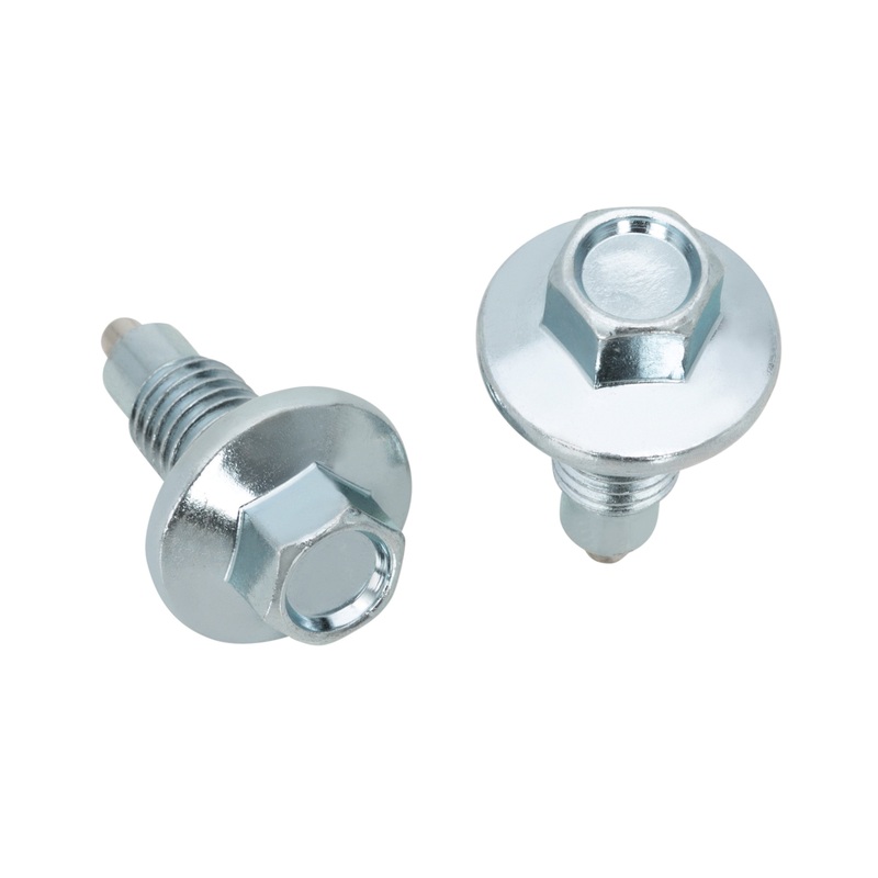 Oil Pan Drain Plug, M12 x 1.75 Thread, Magnetic, 5-Pack