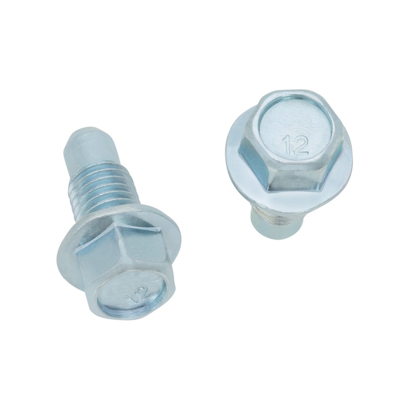 Oil Pan Drain Plug, M12 x 1.75 Thread, Pilot Point, 5-Pack