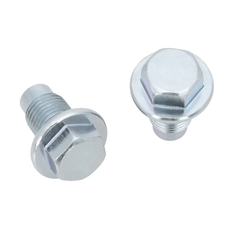 Oil Pan Drain Plug, M14 x 1.50 Thread, Pilot Point, 5-Pack