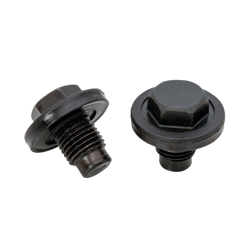 Oil Pan Drain Plug, M14 x 1.50 Thread, Pilot Point with Molded Gasket, 5-Pack